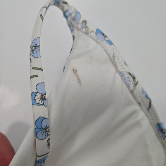 J. Crew Size 8 Plunge Halter One-Piece Swimsuit Liberty Ros Floral NEW - Picture 9 of 15